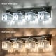 preview thumbnail 39 of 93, 2/3/4/5 Light Bathroom Vanity Light Wall Sconce with Crystal Shade
