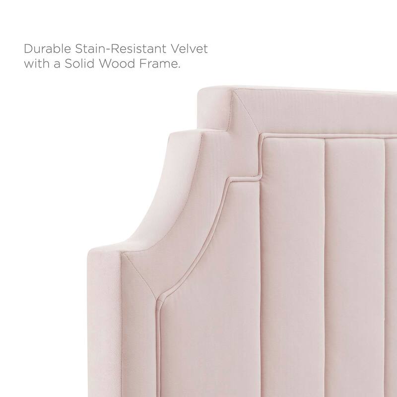 Sienna Performance Velvet Full Platform Bed