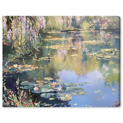 Lily Lagoon I Canvas by Art Remedy, Gallery Wrapped