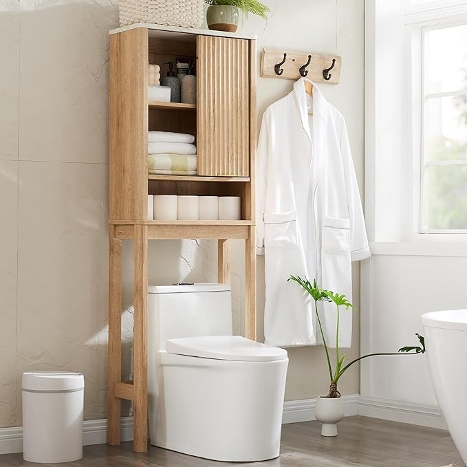 White Over the Toilet Storage Bed Bath Beyond