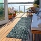 preview thumbnail 147 of 152, Machine Washable Indoor/ Outdoor Chantille Traditional Vintage Floral Rug