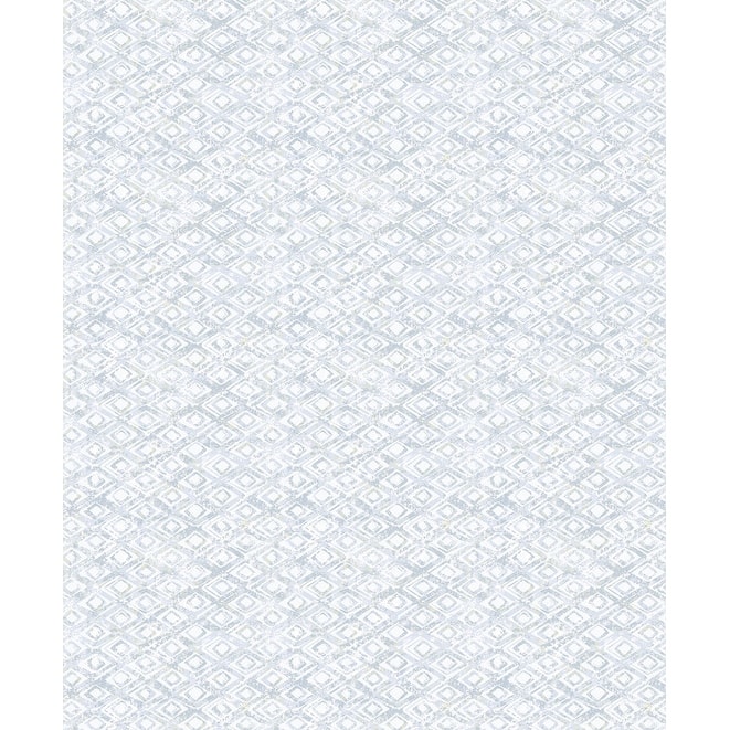 Decorline Delilah Light Blue Diamond Wallpaper - 21in x 396in x 0.025in