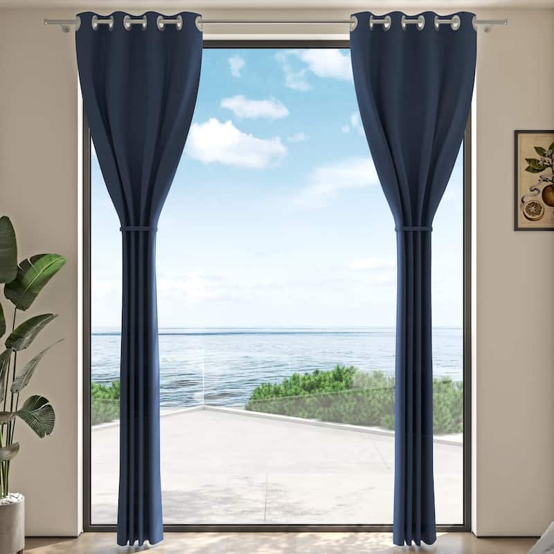 Corvus Gambia Sunbrella Outdoor Window Curtain (1 Panel)
