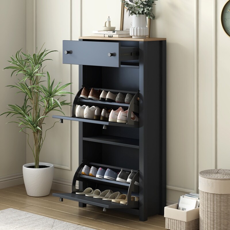Fold out shoe rack clearance
