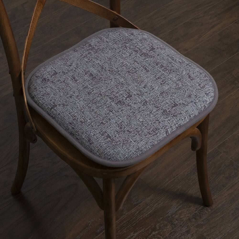 Sweet Home Collection Broadway Memory Foam Non Slip Back Chair Pad Cushion - 16"x16"