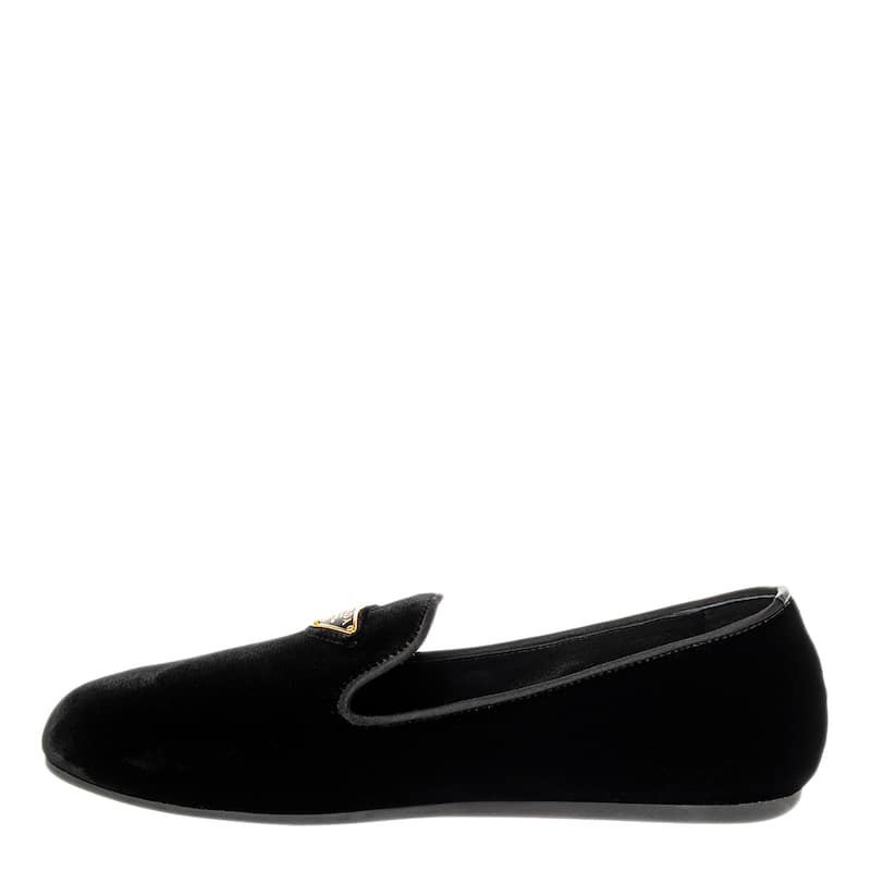 Prada Velvet Loafers