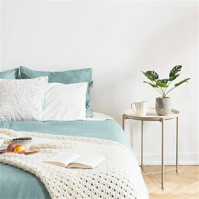 Tray Metal End Table