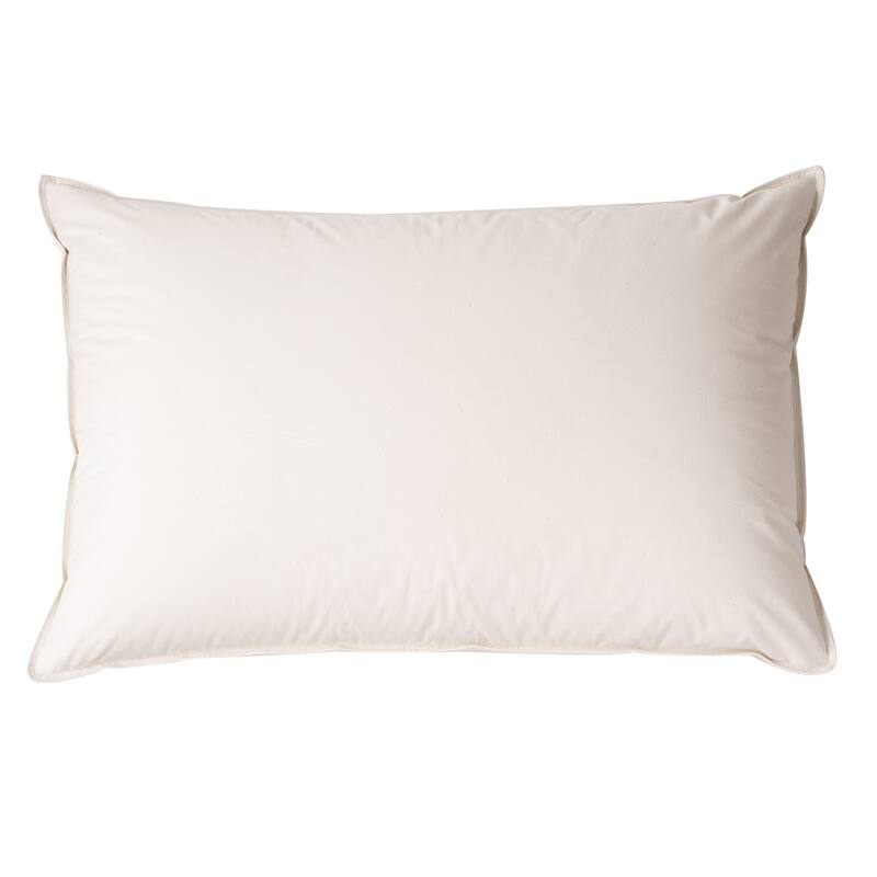 Allied Home Living Prime Feather Unbleached Cotton Pillow