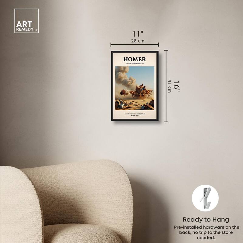 Iliad Illustrated Canvas by Art Remedy