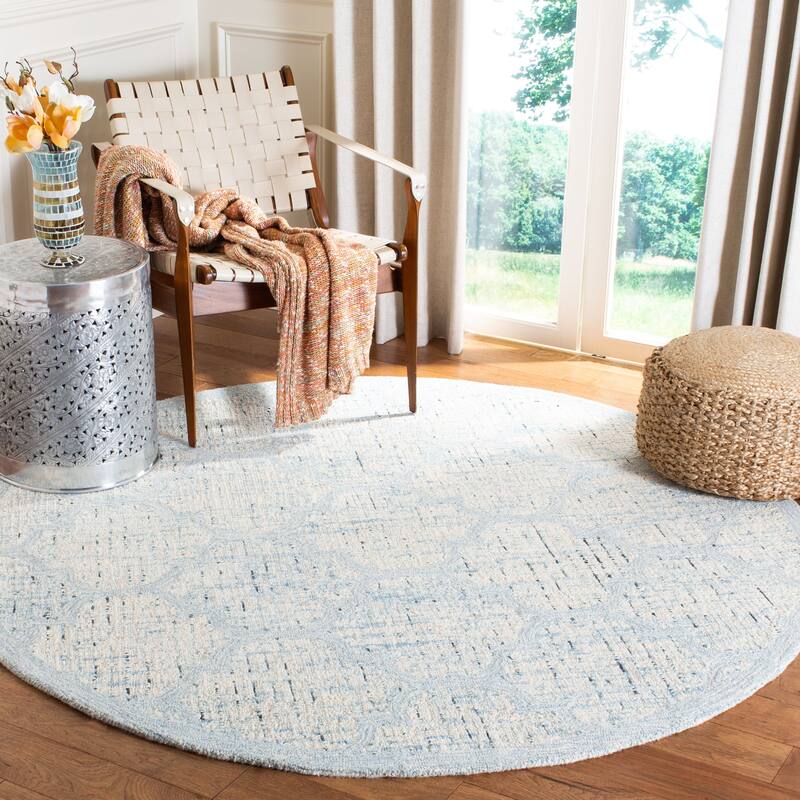 SAFAVIEH Handmade Abstract Henrietta Modern Trellis Wool Area Rug