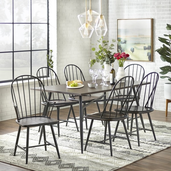 Simple Living Milo Mixed Media 7-piece Dining Set. Opens flyout.