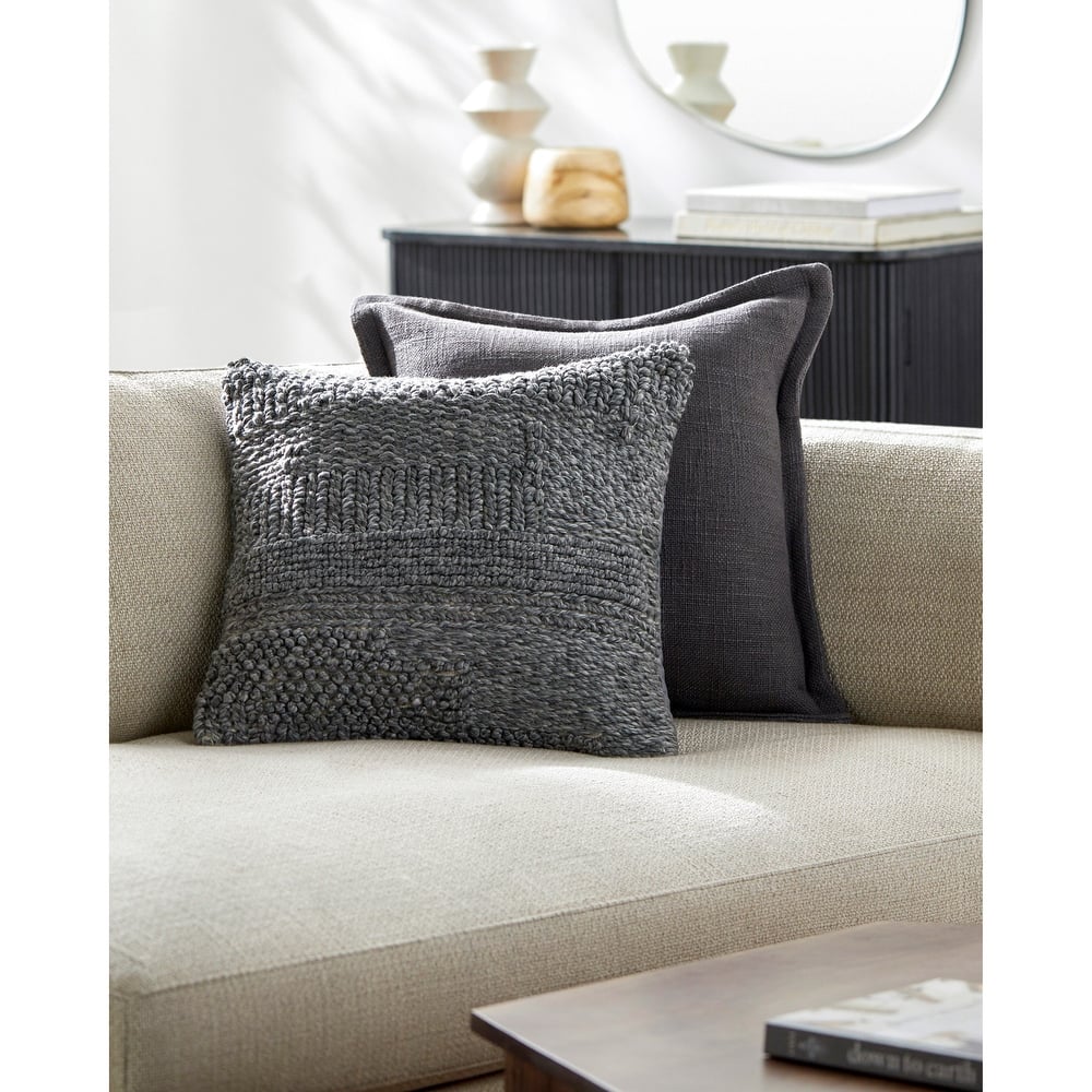 Talon Modern & Contemporary Solid Color Accent Pillow