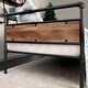 preview thumbnail 5 of 5, Furniture of America Pern Industrial Black Metal Twin Corner Daybed