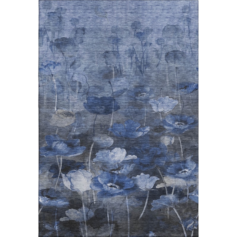 Premium Washable Super Soft Contemporary Floral Mayfield Rug