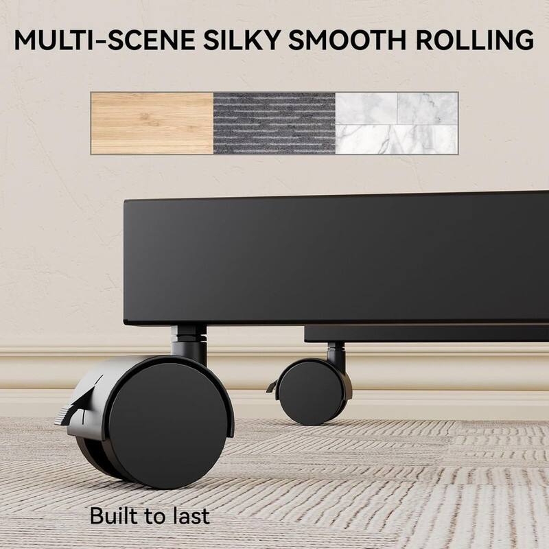 Mobile TV Stand with Power Outlet