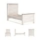 preview thumbnail 6 of 5, Signature Design By Ashley Willowton Vintage Casual White Wash Panel Bed - Whitewash - Width: 42.50"Depth: 81.75"Height: 53.75"