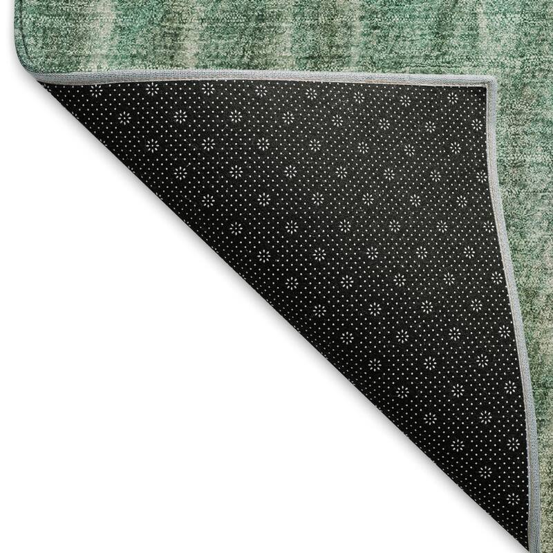 Machine Washable Indoor/ Outdoor Contemporary Ombre Chantille Rug