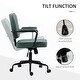 preview thumbnail 5 of 7, Home Office Chair with Swivel Wheels, Adjustable Height Computer Desk Chair, Microfiber Armchair with Tilt Function - N/A