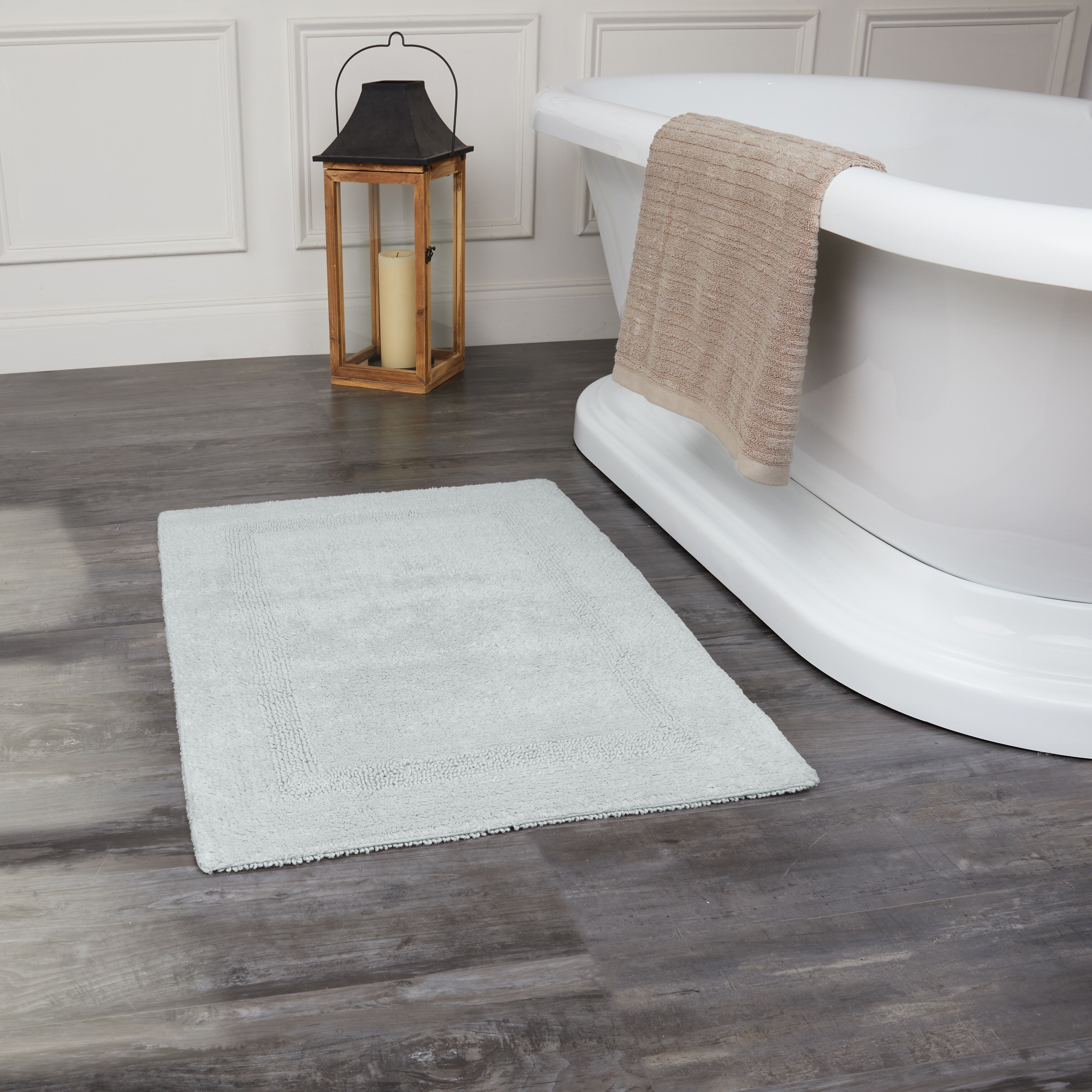 Reversible cotton bath mats clearance