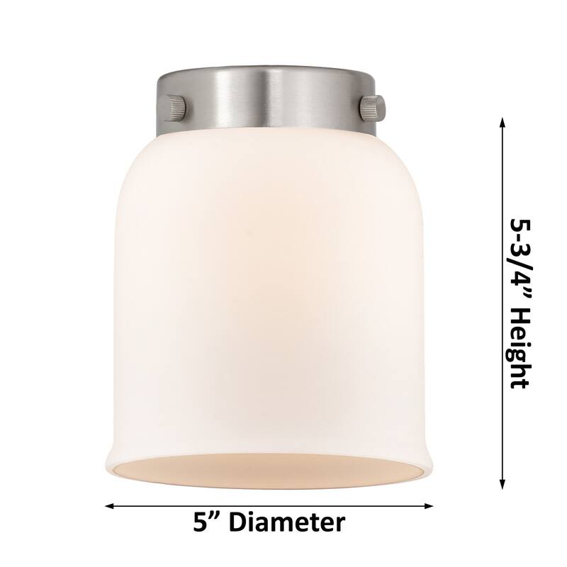 Innovations Lighting Small Bell 5" Wide Mini Pendant - Rod Hung