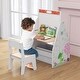 preview thumbnail 8 of 18, Costway Kids Table & Chair Set with Rotatable Double-sided Magnetic - See Details