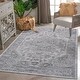 preview thumbnail 2 of 5, LOOM & LUXE Collection Silver/Oriental Non-Shedding Area Rug