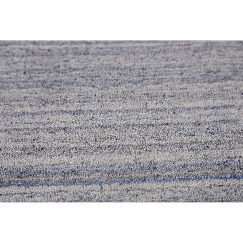 Hand Knotted Oriental 100% Wool Carpet Tribal Animal Pictorial Navy Blue & Blues Gabbeh Area Rug - 9' 8'' X 8' 2''