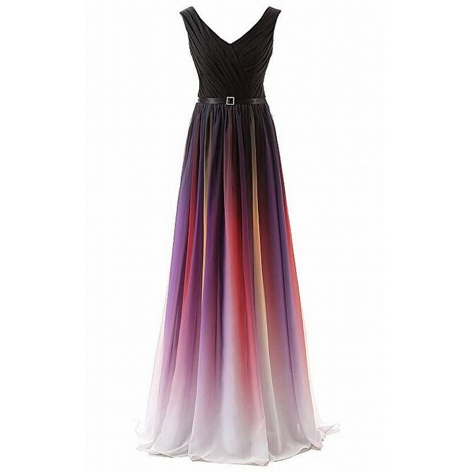 belle purple dress