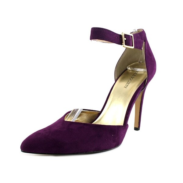 Sole Society Azra Women Pointed Toe Suede Purple Heels