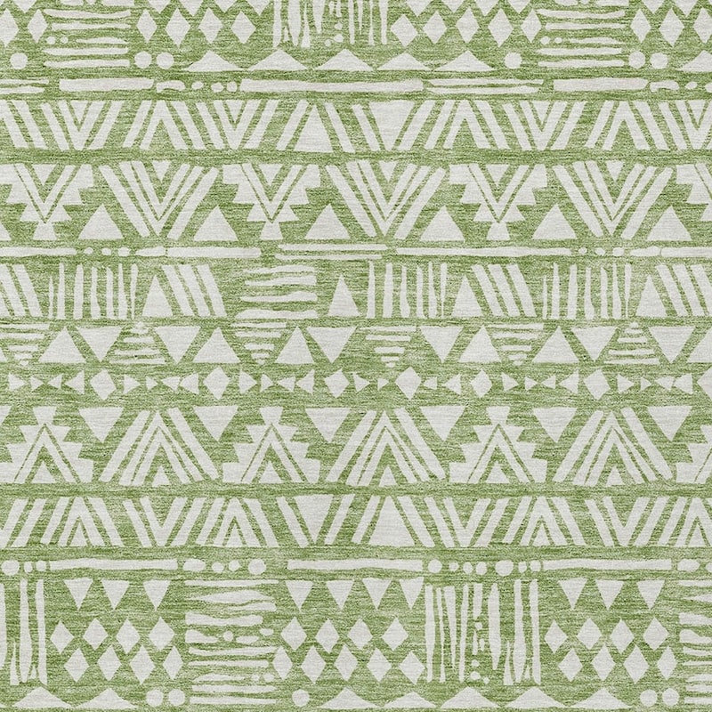 HomeRoots Southwestern Transitional Rectangle Outdoor Rug