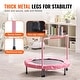 preview thumbnail 14 of 17, Foldable 36 Inch Toddler Trampoline for Indoor Outdoor Active Play