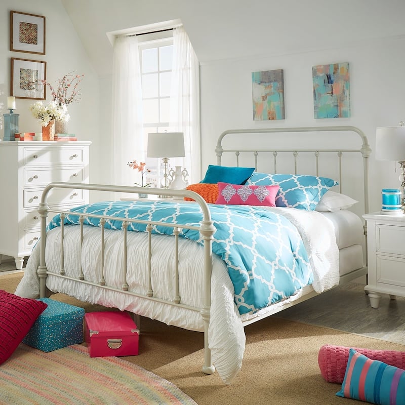 Giselle II Metal Bed iNSPIRE Q Classic - Silver Birch - King