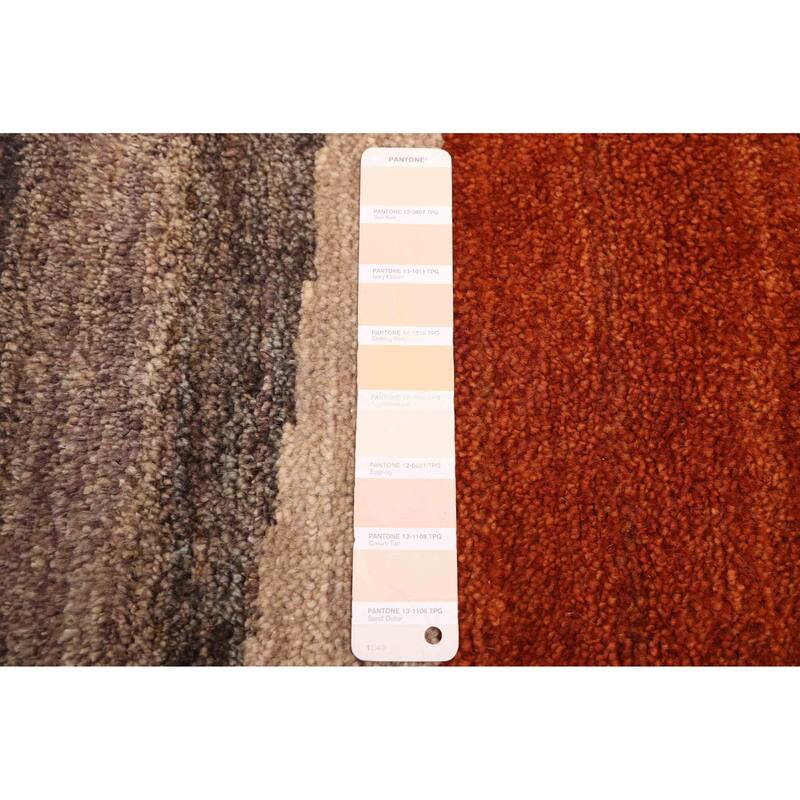 ECARPETGALLERY Hand-knotted Peshawar Ziegler Light Khaki Wool Rug - 4'11 x 6'8