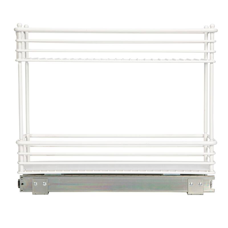 Household Essentials Narrow Two Sliding Cabinet Organizer
