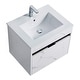 preview thumbnail 68 of 109, Fine Fixtures - Wall Mount Bathroom Vanity And Sink, Knob Free Design - Alpine Collection -