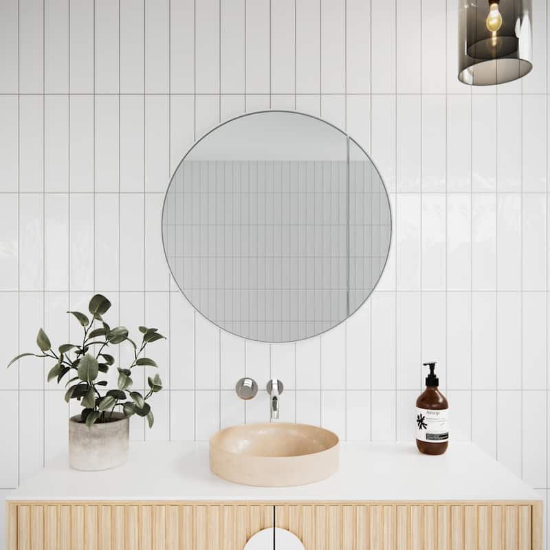 Glass Warehouse SC1-R-28 Juno 28" x 28" Framed Single Door Medicine