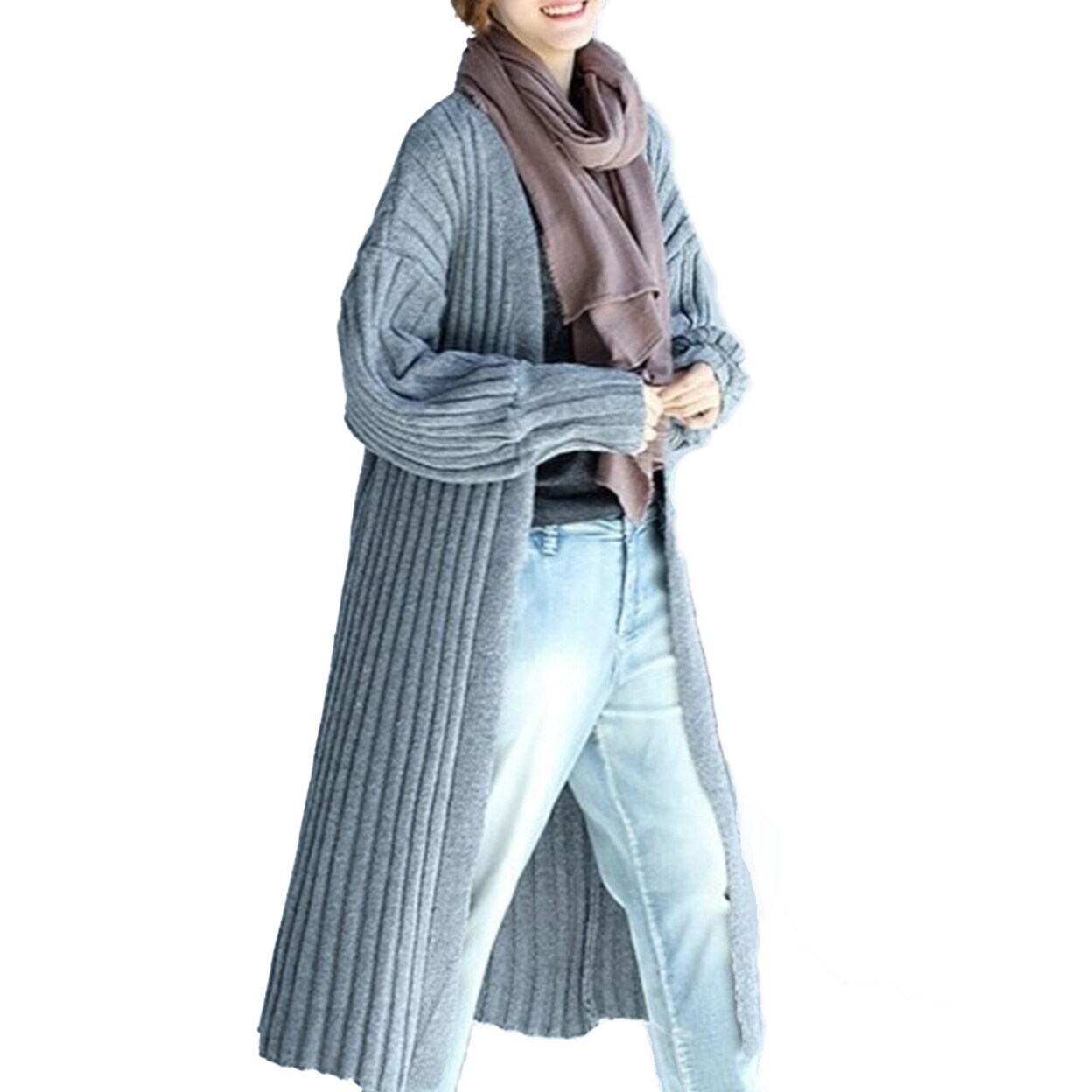 casual long cardigan
