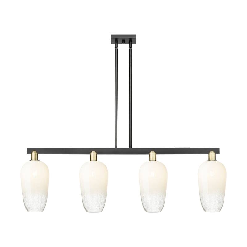 Innovations Lighting Urban Downtown - Brookhaven Flute - 4 Light 48" Stem Hung Island Light