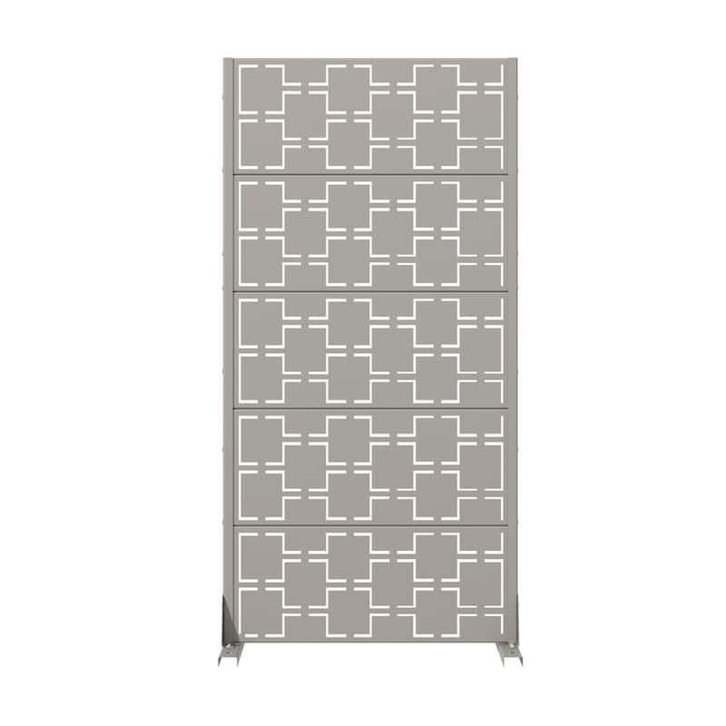 6 ft. H x 4 ft. Metal Privacy Screen Free Standing
