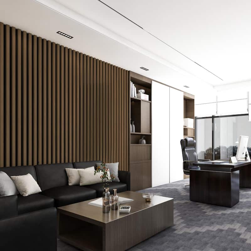 20pcs 24"x12" MDF Slat Wall Paneling Cover 40 Sq.Ft.