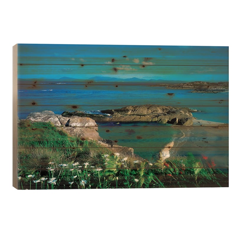 Ring Of Kerry, Co Kerry, Ireland Print On Wood by Irish Image Collection - Multi-Color - 18x26x1.5