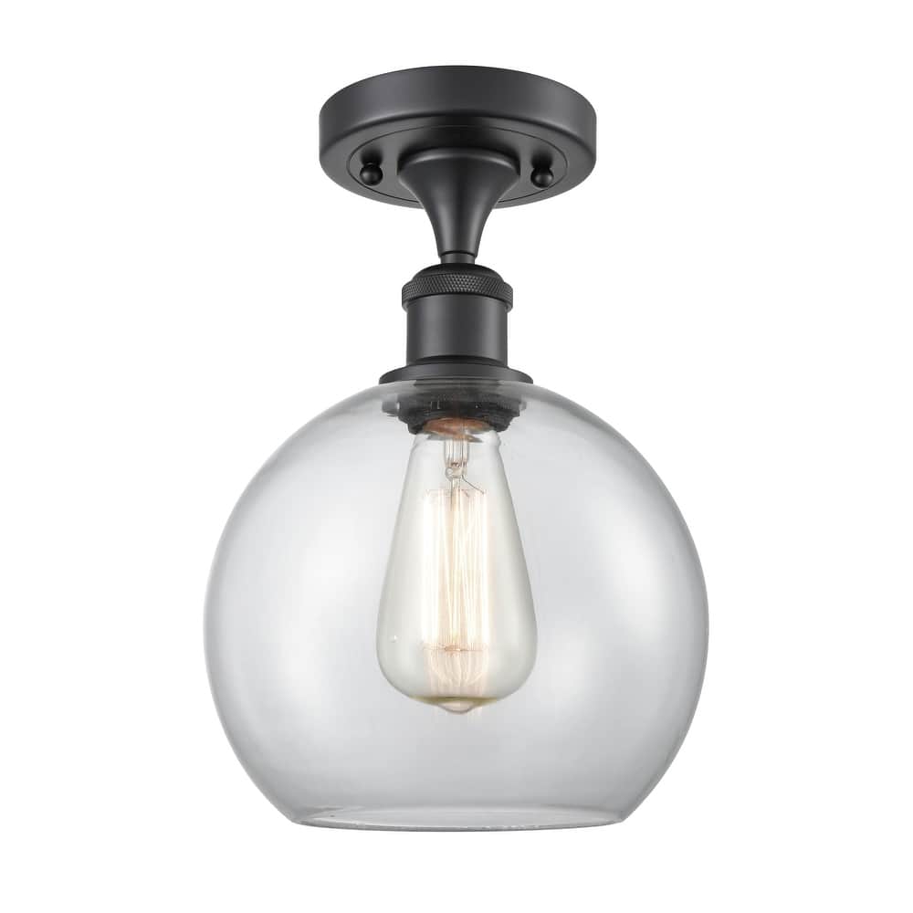 Innovations Lighting Ballston Athens - 1 Light 8" Semi-Flush Mount