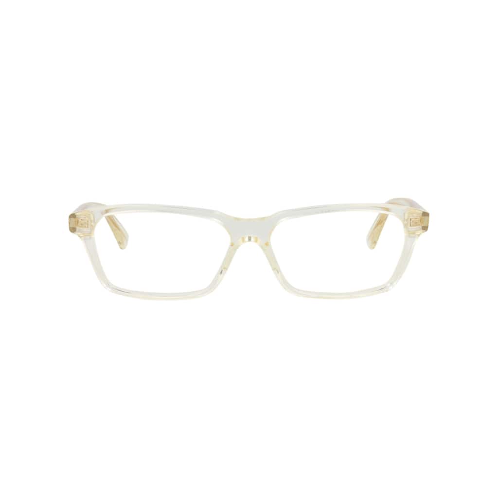 Bottega Veneta Square-Frame Acetate Optical Frames - Beige Beige Transparent