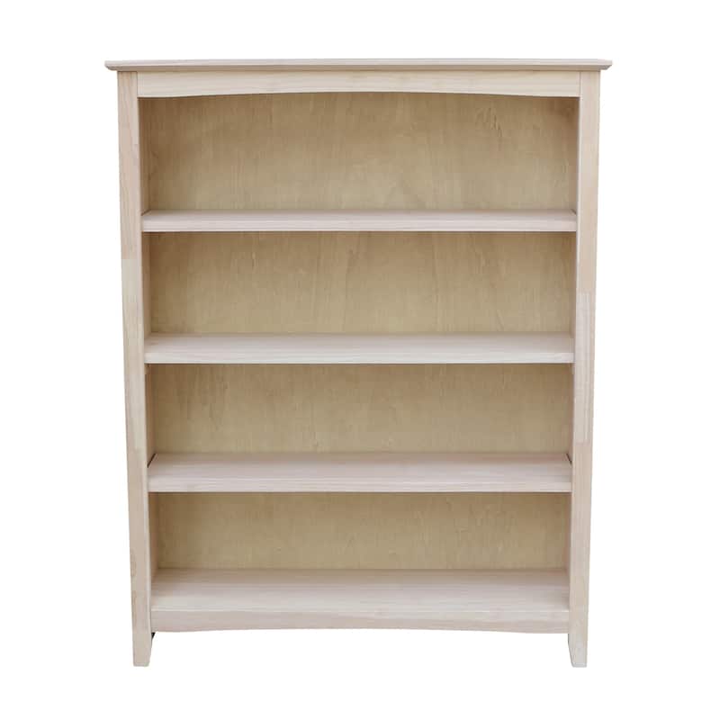 Shaker Solid Wood Bookcase - 48 in H