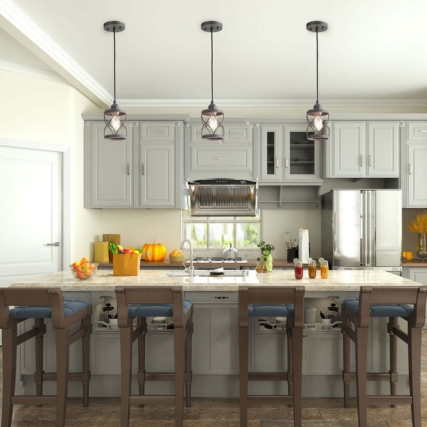 farmhouse kitchen table lighting
