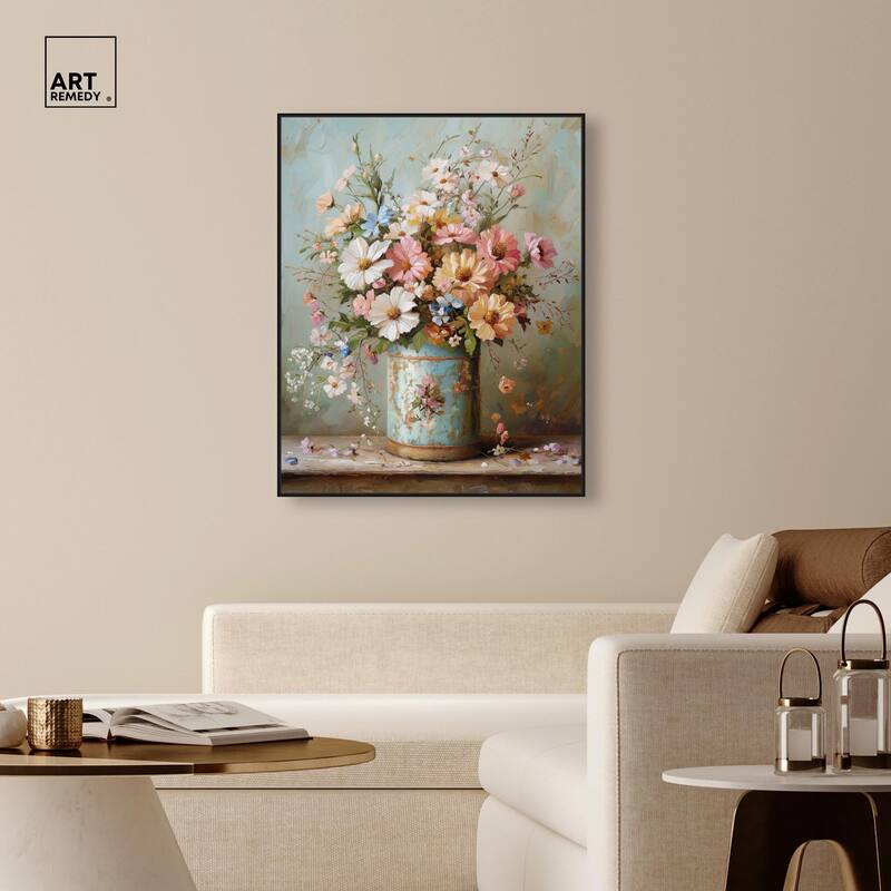 Verse in Violets Canvas by Art Remedy