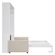 preview thumbnail 202 of 206, Queen Size Murphy Bed Cabinet Wall Bed Space-Saving Sleeping Arrangement with Sofa for Small Apartment Studio, Hide Away Bed