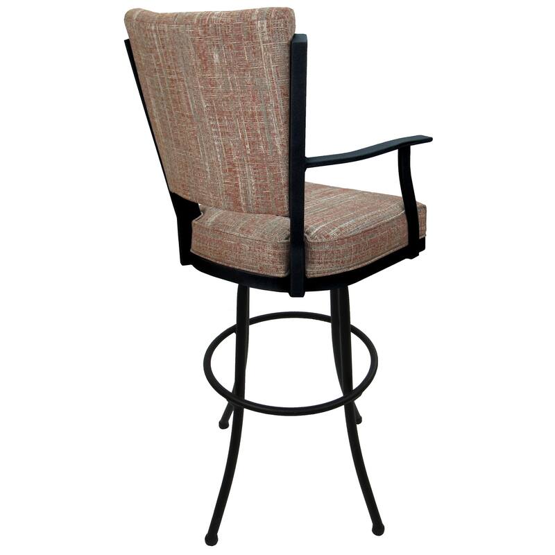 Swivel Extra Tall 34" (35") Metal Bar Stool Montana on Noam Base - 34" Seat