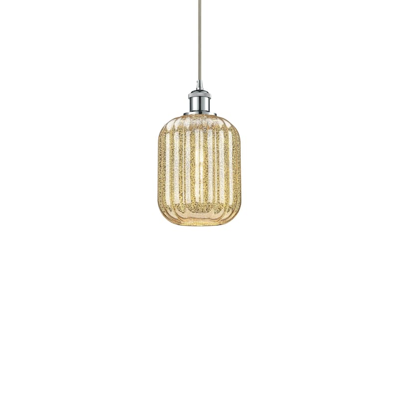 Innovations Lighting 516-1P-12-7 Preston Pendant Preston 7" Wide Mini - Polished Chrome / Mercury