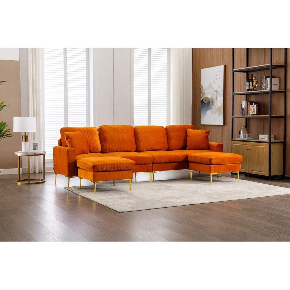 Orange Pet Friendly Sectional Sofas Bed Bath & Beyond